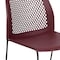 Flash Furniture Burgundy Plastic Stack Chair RUT-498A-BY-GG - alternate 8